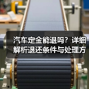 汽车定金能退吗?详细解析退还条件与处理方式(图3) 汽车定金能退吗?详细解析退还条件与处理方式(图3)