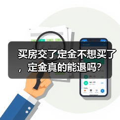 买房交了定金不想买了,定金真的能退吗?(图3) 买房交了定金不想买了,定金真的能退吗?(图3)
