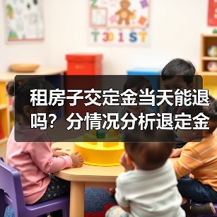 租房子交定金当天能退吗？分情况分析退定金可能性（图1）