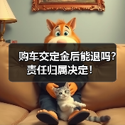 购车交定金后能退吗?责任归属决定!(图3) 购车交定金后能退吗?责任归属决定!(图3)