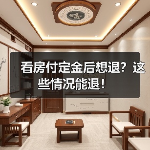 看房付定金后想退?这些情况能退!(图1) 看房付定金后想退?这些情况能退!(图1)