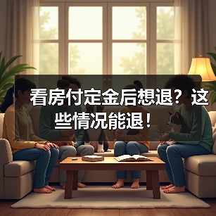 看房付定金后想退?这些情况能退!(图2) 看房付定金后想退?这些情况能退!(图2)