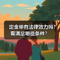 定金单有法律效力吗?需满足哪些条件?(图4) 定金单有法律效力吗?需满足哪些条件?(图4)
