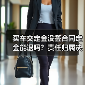 买车交定金没签合同定金能退吗?责任归属决定退还是留(图1) 买车交定金没签合同定金能退吗?责任归属决定退还是留(图1)
