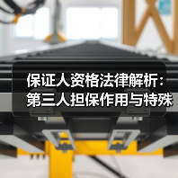 保证人资格法律解析：第三人担保作用与特殊规定（图3）