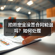 拍照定金没签合同能退吗？如何处理（图3）
