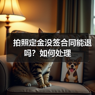 拍照定金没签合同能退吗？如何处理（图1）
