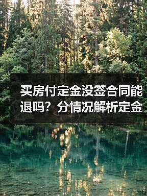 买房付定金没签合同能退吗？分情况解析定金返还规则（图3）