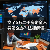 交了5万二手房定金不买怎么办？法律解读（图2）
