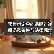 预售付定金能退吗？详解退款条件与法律规定（图4）