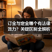 订金与定金哪个有法律效力？关键区别全解析（图1）
