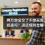两万定金交了不想买房能退吗？退还规则全解析（图3）