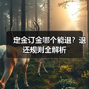 定金订金哪个能退？退还规则全解析（图3）