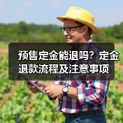 预售定金能退吗?定金退款流程及注意事项(图1) 预售定金能退吗?定金退款流程及注意事项(图1)