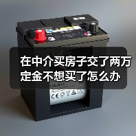 在中介买房子交了两万定金不想买了怎么办(图4) 在中介买房子交了两万定金不想买了怎么办(图4)