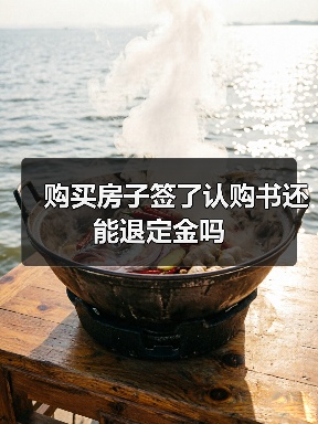 购买房子签了认购书还能退定金吗（图4）