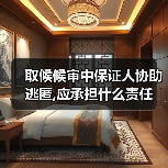 取候候审中保证人协助逃匿,应承担什么责任(图4) 取候候审中保证人协助逃匿,应承担什么责任(图4)