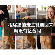 租房给的定金能要回来吗没有签合同（图1）