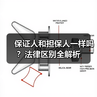 保证人和担保人一样吗?法律区别全解析(图3) 保证人和担保人一样吗?法律区别全解析(图3)