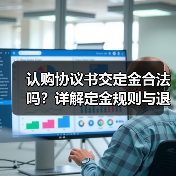 认购协议书交定金合法吗？详解定金规则与退定金条件（图2）