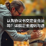 认购协议书交定金合法吗？详解定金规则与退定金条件（图4）