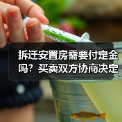 拆迁安置房需要付定金吗？买卖双方协商决定（图3）