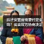 拆迁安置房需要付定金吗？买卖双方协商决定（图1）
