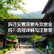 拆迁安置房要先交定金吗?流程详解与注意事项(图4) 拆迁安置房要先交定金吗?流程详解与注意事项(图4)