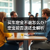 买车定金不退怎么办?定金能否退还全解析(图2) 买车定金不退怎么办?定金能否退还全解析(图2)