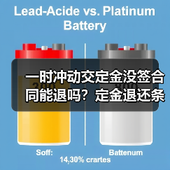 一时冲动交定金没签合同能退吗?定金退还条件解析(图1) 一时冲动交定金没签合同能退吗?定金退还条件解析(图1)