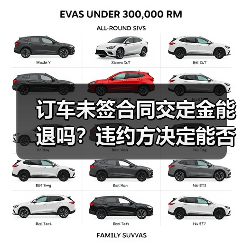 订车未签合同交定金能退吗?违约方决定能否拿回(图3) 订车未签合同交定金能退吗?违约方决定能否拿回(图3)