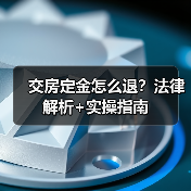 交房定金怎么退?法律解析+实操指南(图4) 交房定金怎么退?法律解析+实操指南(图4)