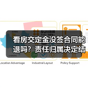 看房交定金没签合同能退吗?责任归属决定结果(图2) 看房交定金没签合同能退吗?责任归属决定结果(图2)