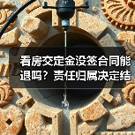 看房交定金没签合同能退吗?责任归属决定结果(图3) 看房交定金没签合同能退吗?责任归属决定结果(图3)