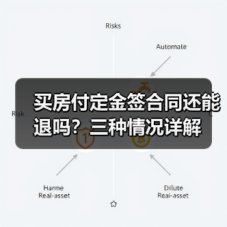 买房付定金签合同还能退吗?三种情况详解(图3) 买房付定金签合同还能退吗?三种情况详解(图3)
