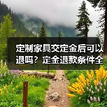 定制家具交定金后可以退吗?定金退款条件全解析(图3) 定制家具交定金后可以退吗?定金退款条件全解析(图3)