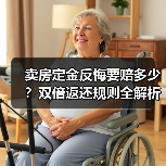 卖房定金反悔要赔多少?双倍返还规则全解析(图1) 卖房定金反悔要赔多少?双倍返还规则全解析(图1)