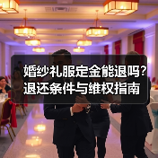 婚纱礼服定金能退吗?退还条件与维权指南(图3) 婚纱礼服定金能退吗?退还条件与维权指南(图3)