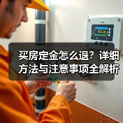 买房定金怎么退?详细方法与注意事项全解析(图1) 买房定金怎么退?详细方法与注意事项全解析(图1)