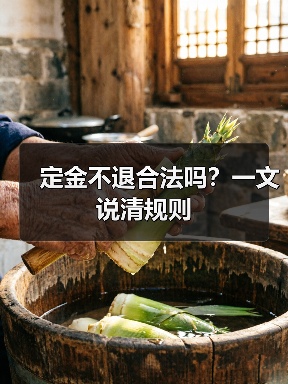定金不退合法吗?一文说清规则(图4) 定金不退合法吗?一文说清规则(图4)