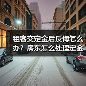 租客交定金后反悔怎么办?房东怎么处理定金(图3) 租客交定金后反悔怎么办?房东怎么处理定金(图3)