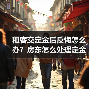 租客交定金后反悔怎么办?房东怎么处理定金(图4) 租客交定金后反悔怎么办?房东怎么处理定金(图4)