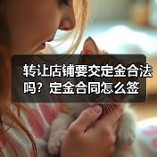 转让店铺要交定金合法吗?定金合同怎么签(图2) 转让店铺要交定金合法吗?定金合同怎么签(图2)