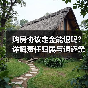 购房协议定金能退吗?详解责任归属与退还条件(图2) 购房协议定金能退吗?详解责任归属与退还条件(图2)