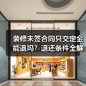 装修未签合同只交定金能退吗?退还条件全解析(图2) 装修未签合同只交定金能退吗?退还条件全解析(图2)