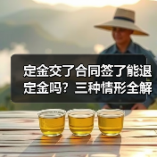 定金交了合同签了能退定金吗?三种情形全解析(图1) 定金交了合同签了能退定金吗?三种情形全解析(图1)