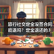 旅行社交定金没签合同能退吗?定金退还的3种情况详解(图3) 旅行社交定金没签合同能退吗?定金退还的3种情况详解(图3)