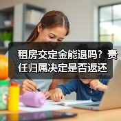 租房交定金能退吗?责任归属决定是否返还(图4) 租房交定金能退吗?责任归属决定是否返还(图4)
