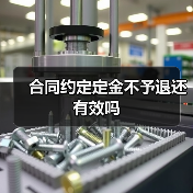 合同约定定金不予退还有效吗(图1) 合同约定定金不予退还有效吗(图1)