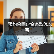 预约合同定金条款怎么写(图4) 预约合同定金条款怎么写(图4)